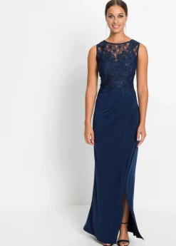 Vestido maxi con encaje