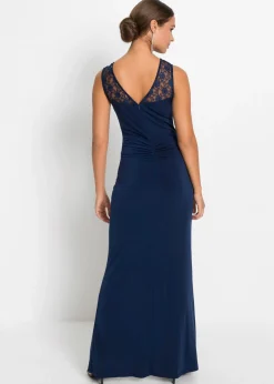 Vestido maxi con encaje