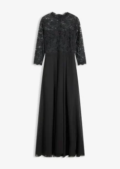 Vestido maxi con encaje