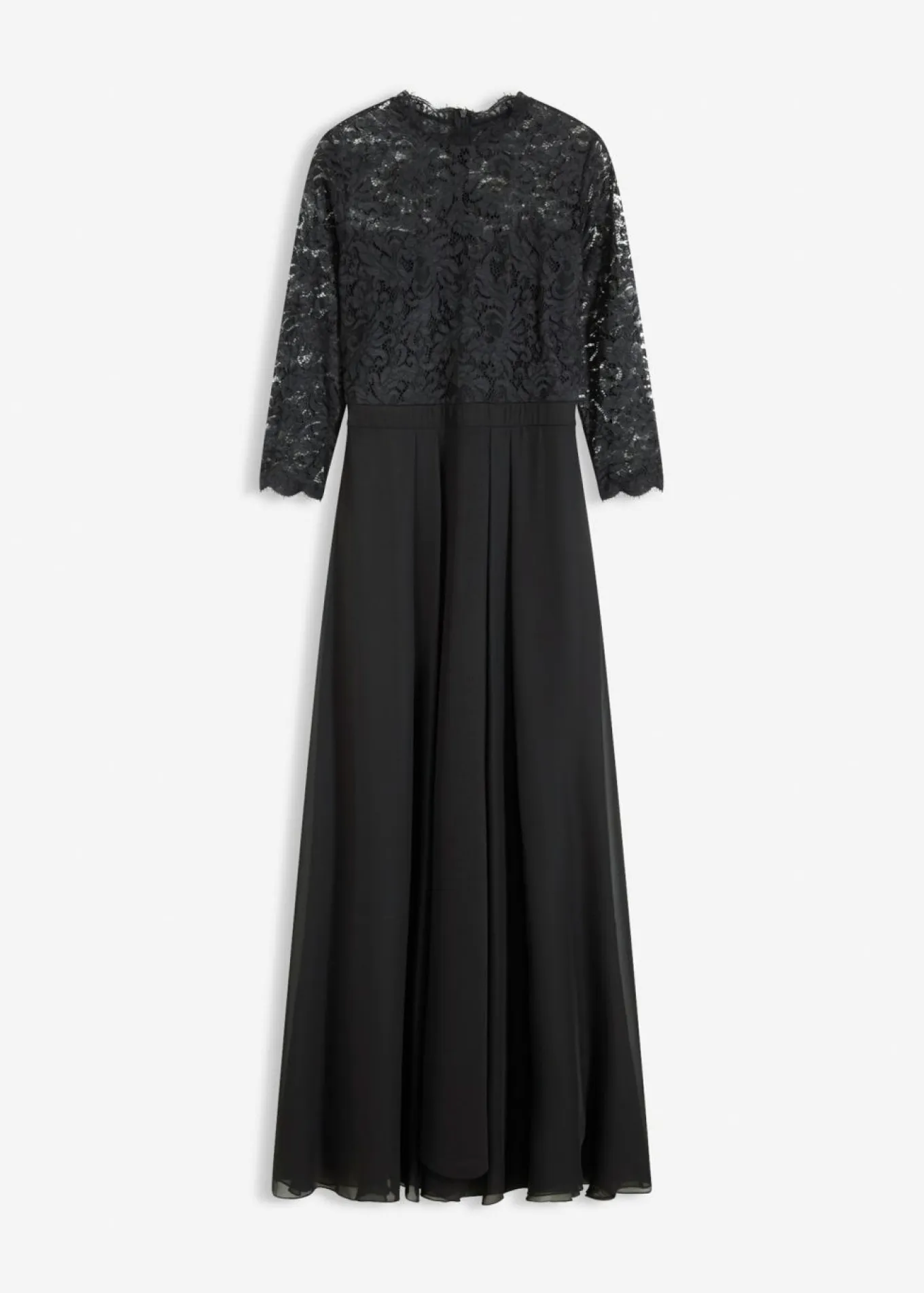 Vestido maxi con encaje