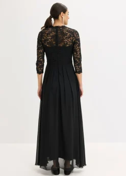 Vestido maxi con encaje