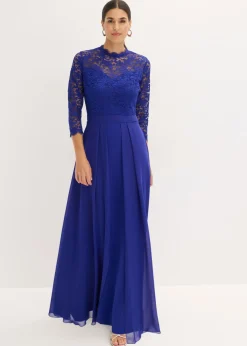 Vestido maxi con encaje