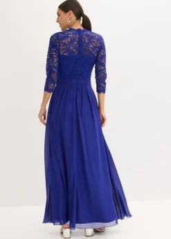 Vestido maxi con encaje