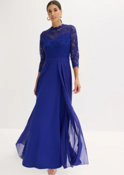 Vestido maxi con encaje