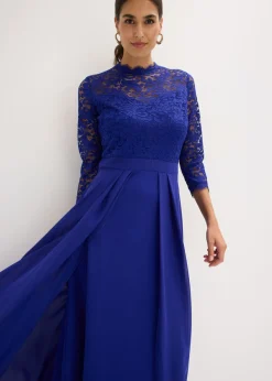 Vestido maxi con encaje