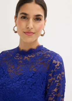 Vestido maxi con encaje
