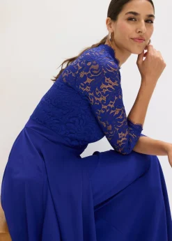 Vestido maxi con encaje