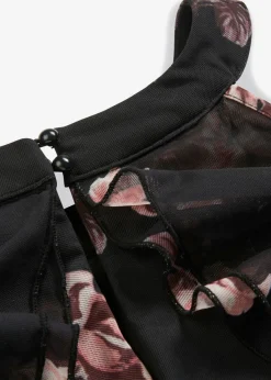 Vestido maxi de malla