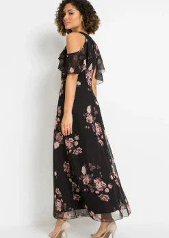 Vestido maxi de malla