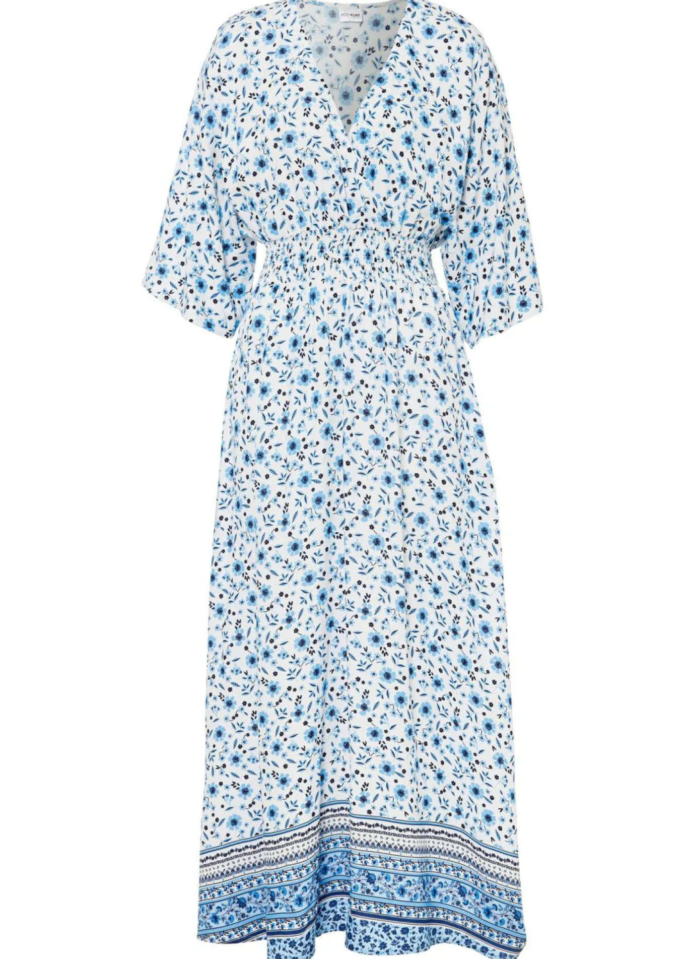Vestido maxi de viscosa pura