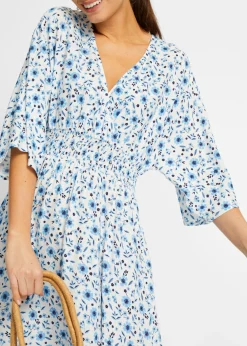 Vestido maxi de viscosa pura