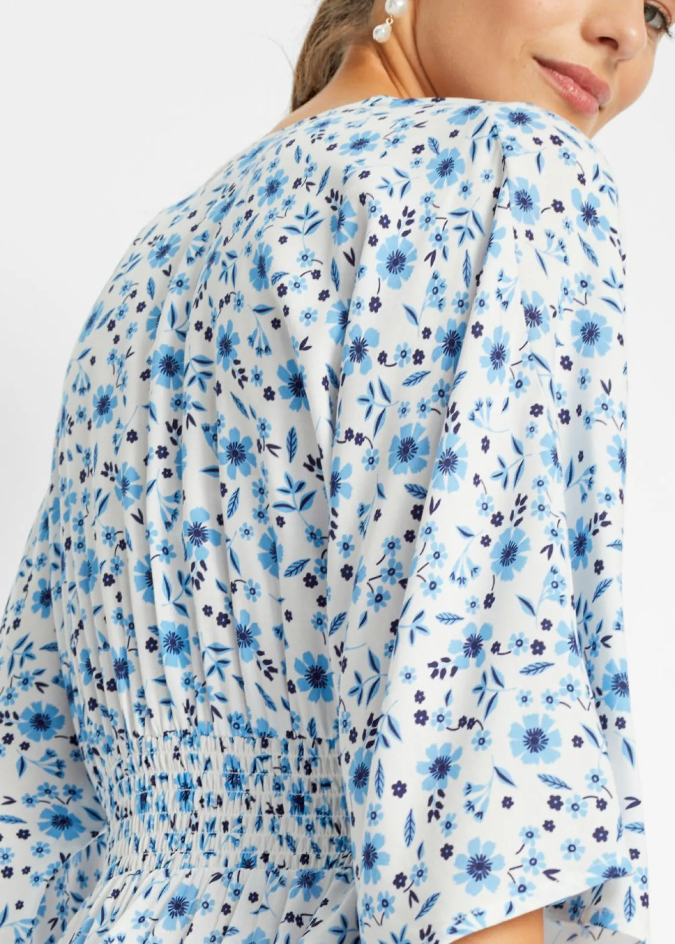 Vestido maxi de viscosa pura