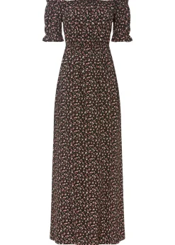 Vestido maxi de viscosa pura