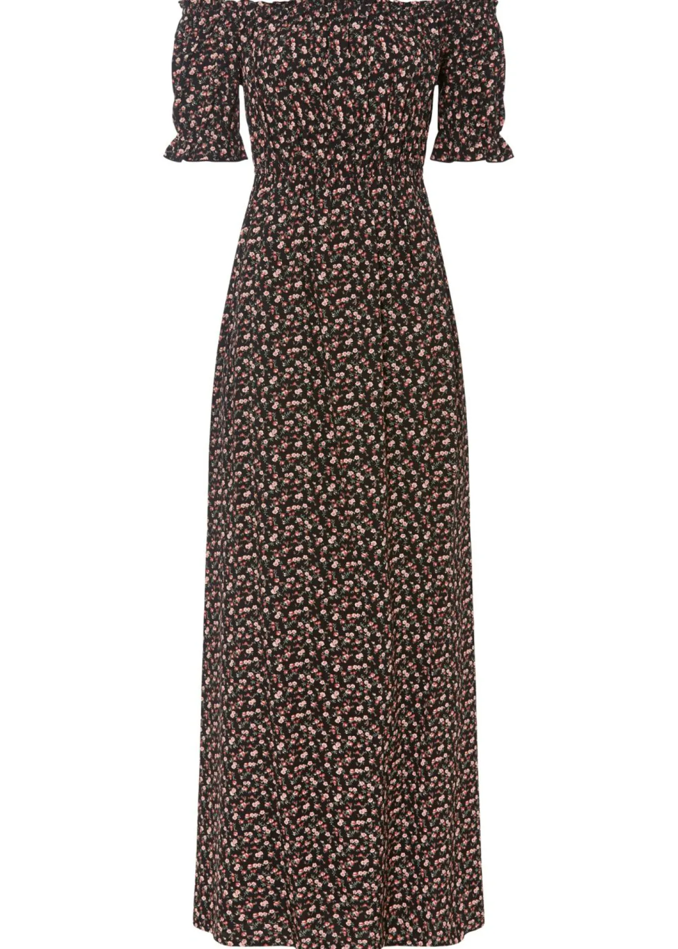 Vestido maxi de viscosa pura