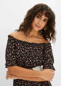 Vestido maxi de viscosa pura