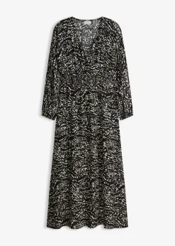 Vestido maxi de viscosa pura