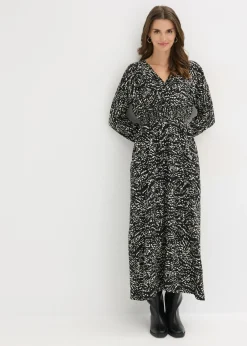 Vestido maxi de viscosa pura