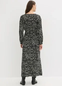 Vestido maxi de viscosa pura