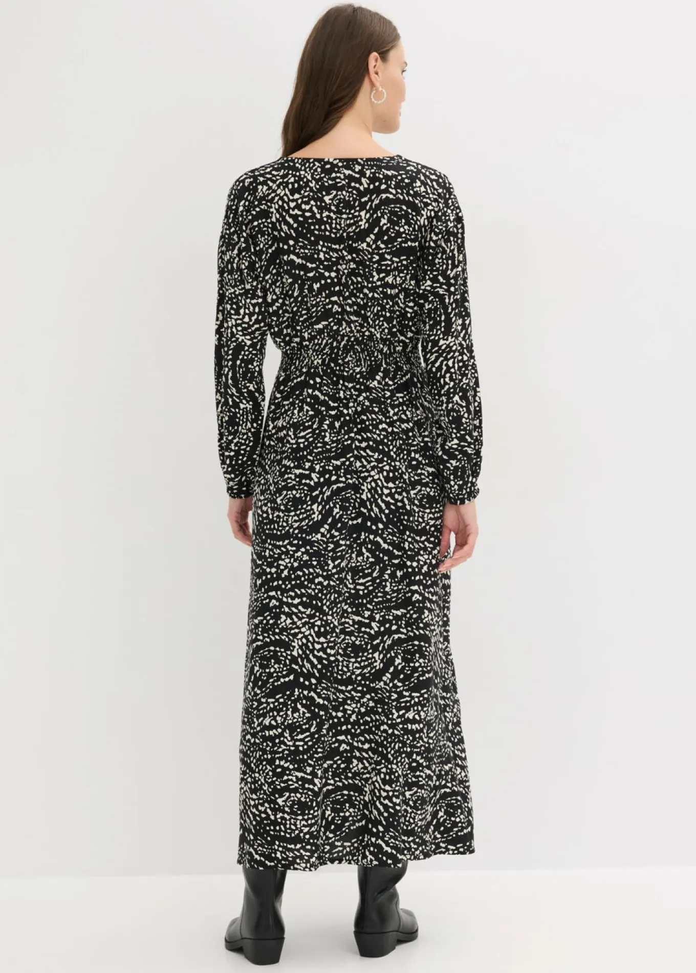 Vestido maxi de viscosa pura