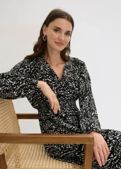 Vestido maxi de viscosa pura