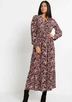 Vestido maxi de viscosa pura