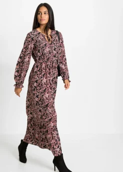 Vestido maxi de viscosa pura