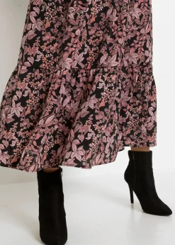 Vestido maxi de viscosa pura