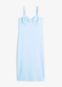 Vestido midi con ajuste favorecedor