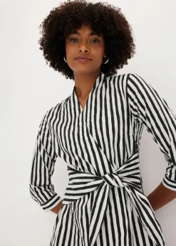 Vestido midi con cordón