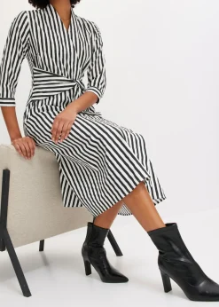 Vestido midi con cordón