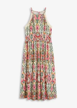Vestido midi con encaje