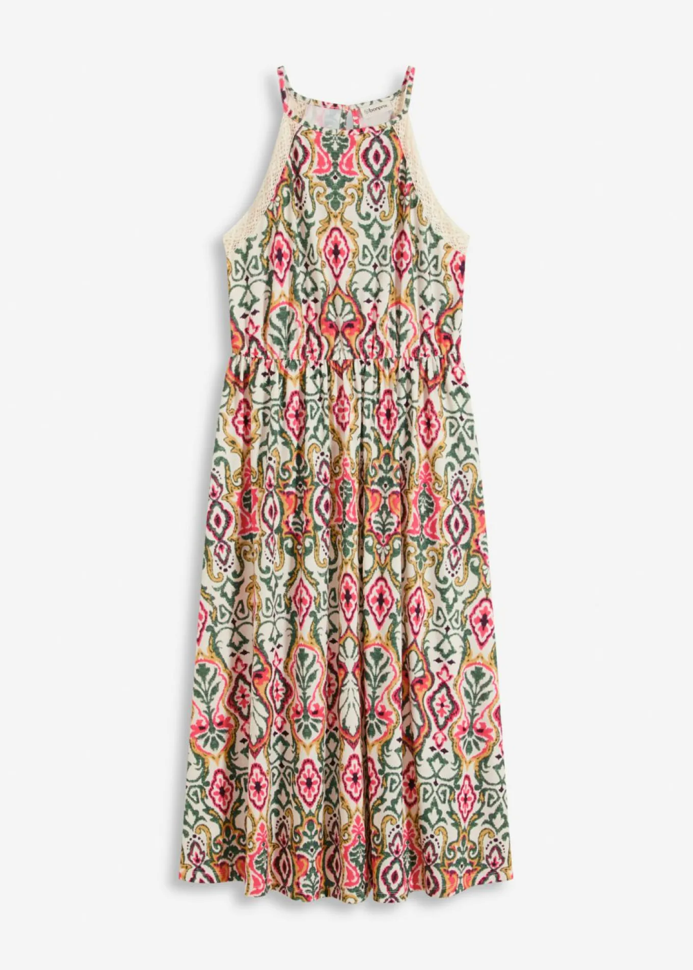 Vestido midi con encaje