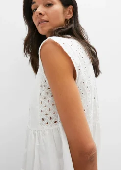 Vestido midi con encaje