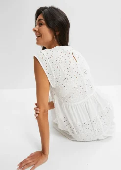 Vestido midi con encaje