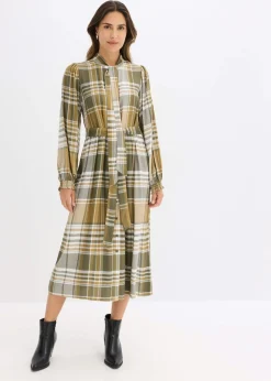 Vestido midi con lazo
