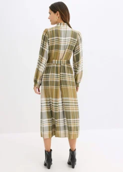 Vestido midi con lazo