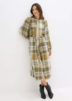 Vestido midi con lazo