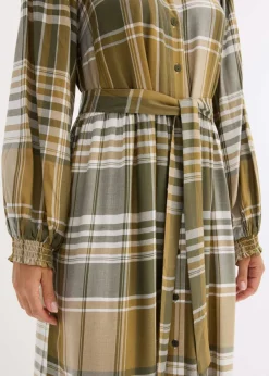 Vestido midi con lazo