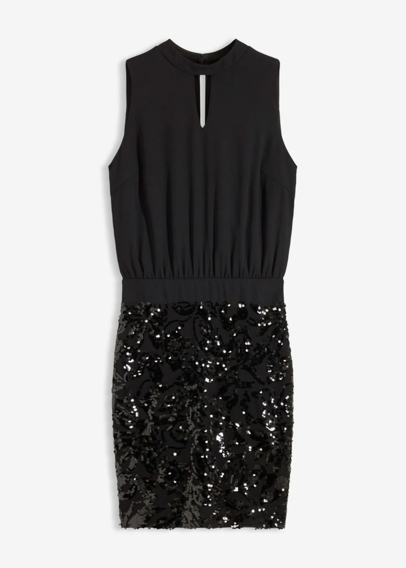 Vestido midi con lentejuelas