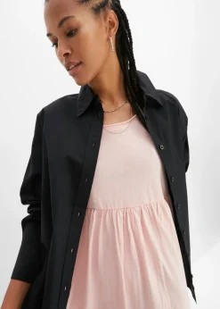 Vestido midi de algodón orgánico puro