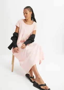 Vestido midi de algodón orgánico puro