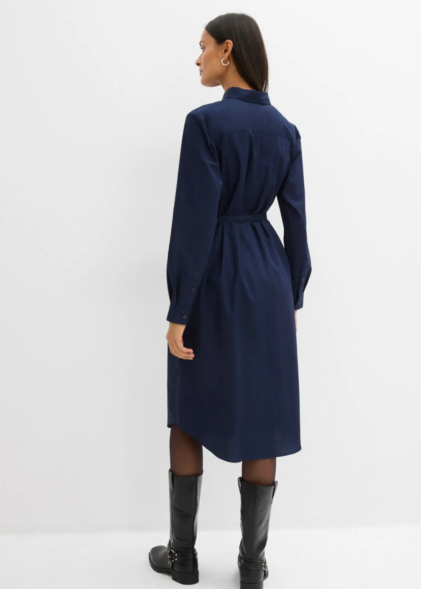 Vestido midi de algodón orgánico puro