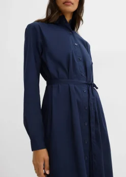 Vestido midi de algodón orgánico puro