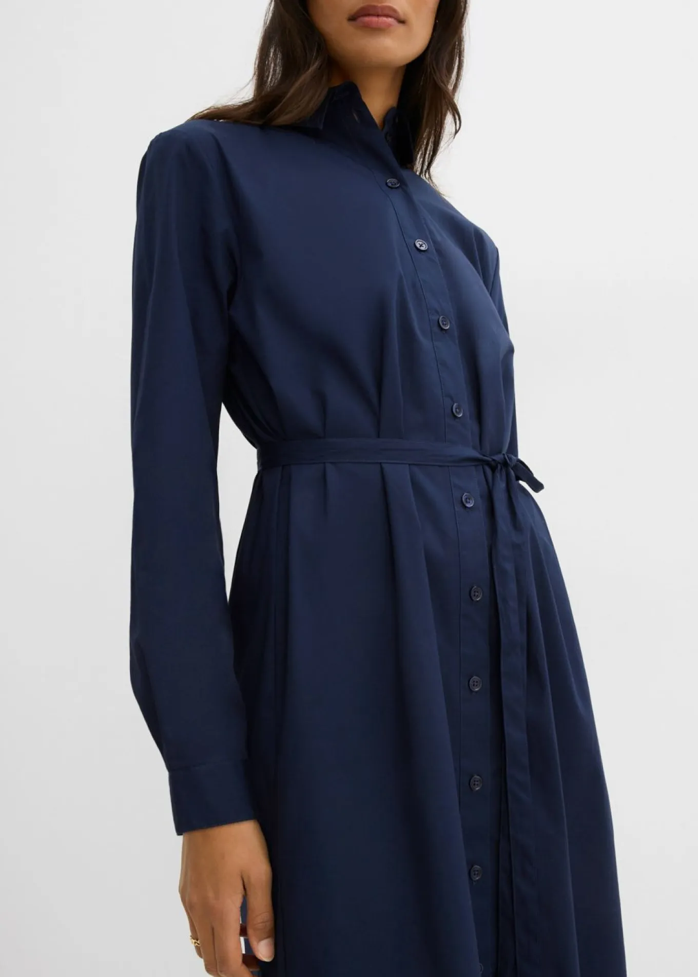 Vestido midi de algodón orgánico puro