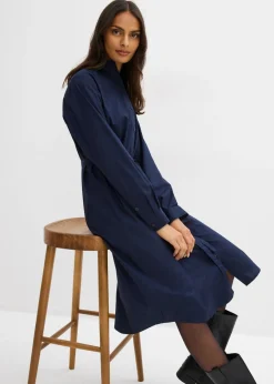 Vestido midi de algodón orgánico puro