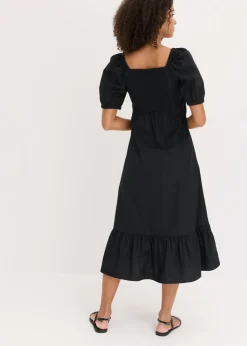 Vestido midi de algodón orgánico puro