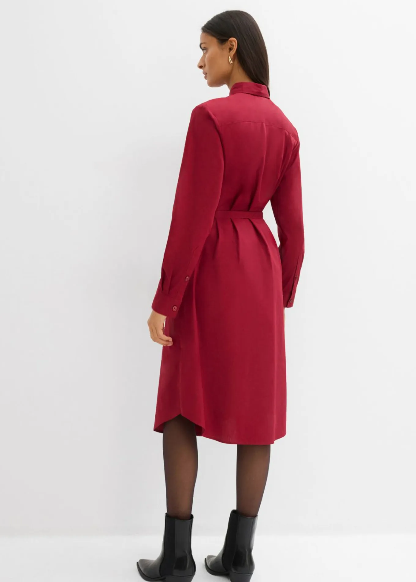Vestido midi de algodón orgánico puro