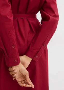 Vestido midi de algodón orgánico puro