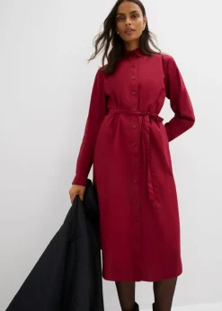 Vestido midi de algodón orgánico puro