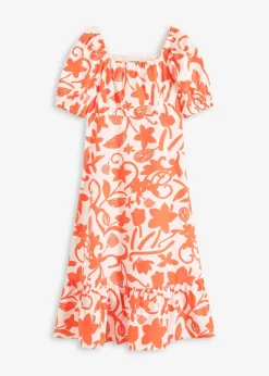 Vestido midi de algodón orgánico puro